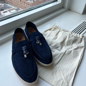 Summer Walk genuine suede loafers sz 9